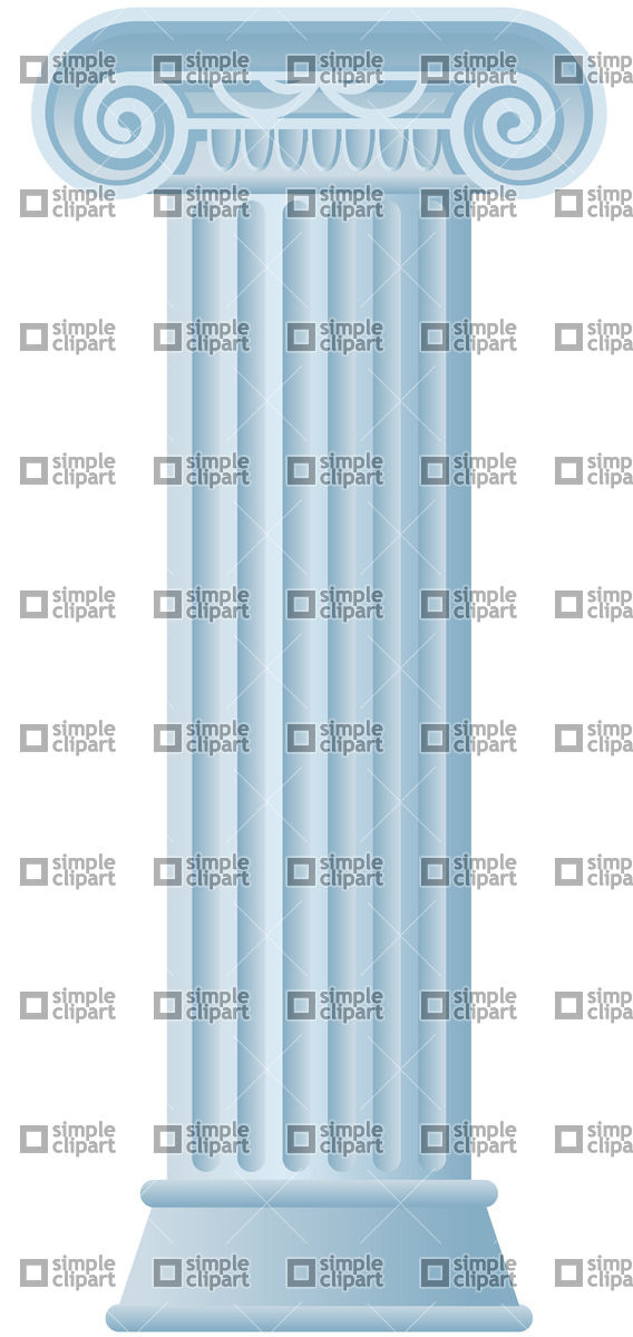 568x1200 Classic Roman Pillar Vector Image