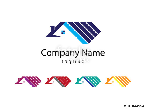 500x375 Roof Logo Vector Design Stock Image And Royalty Free Vector Files