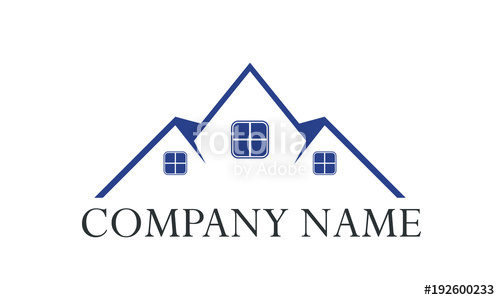 500x300 Roof Logo Vector Stock Image And Royalty Free Vector Files On