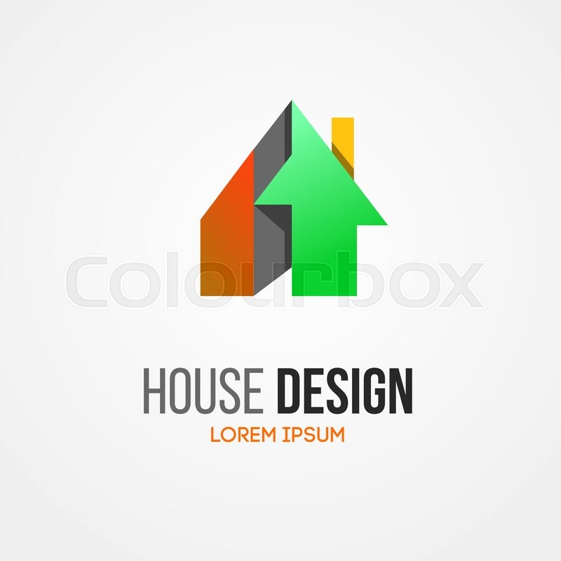 800x800 Abstract House Home Vector Logo. Building Company Logo. Private