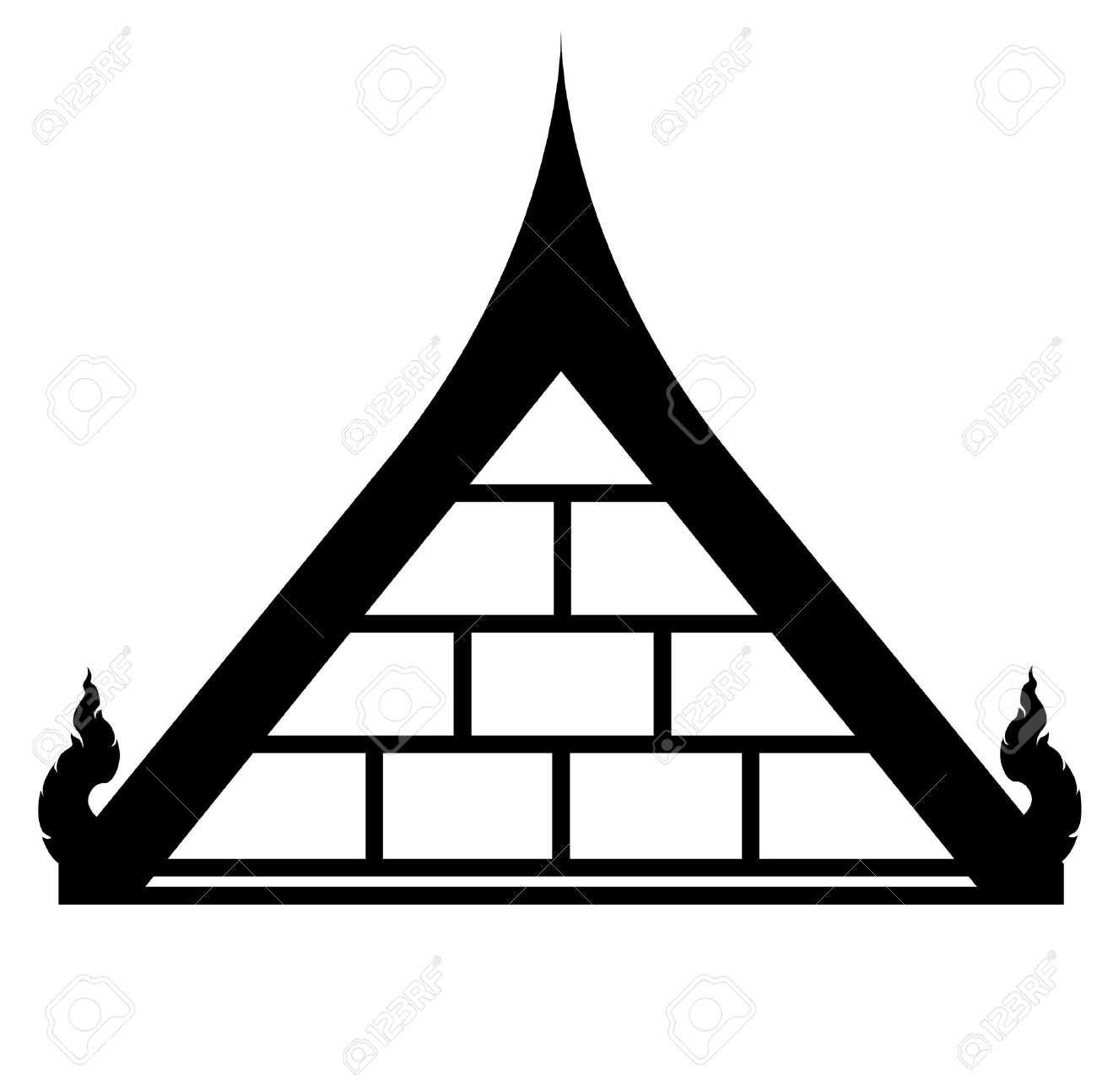 1300x1294 Rooftop Clipart Vector