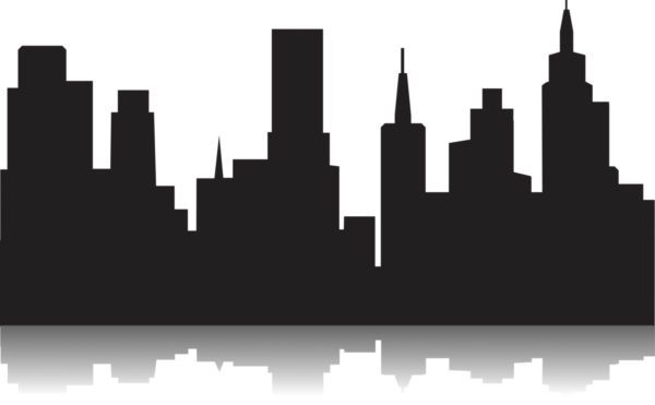 600x371 City Buildings Vector