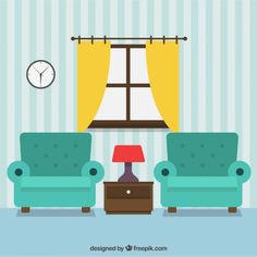 236x236 387 Best Interiors. Images Vector Free, Stickers