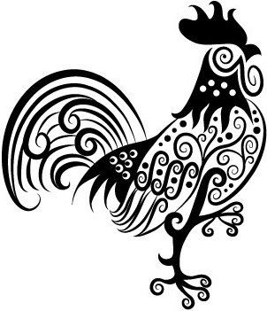 302x351 Free Rooster Vector Image Free Vector Download (131 Free Vector