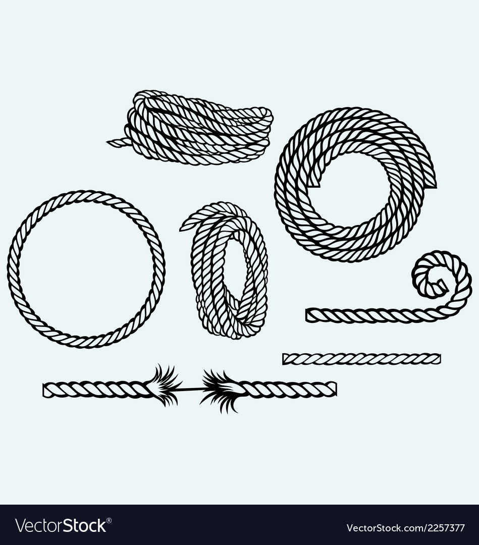 949x1080 Drawn Rope Free Vector