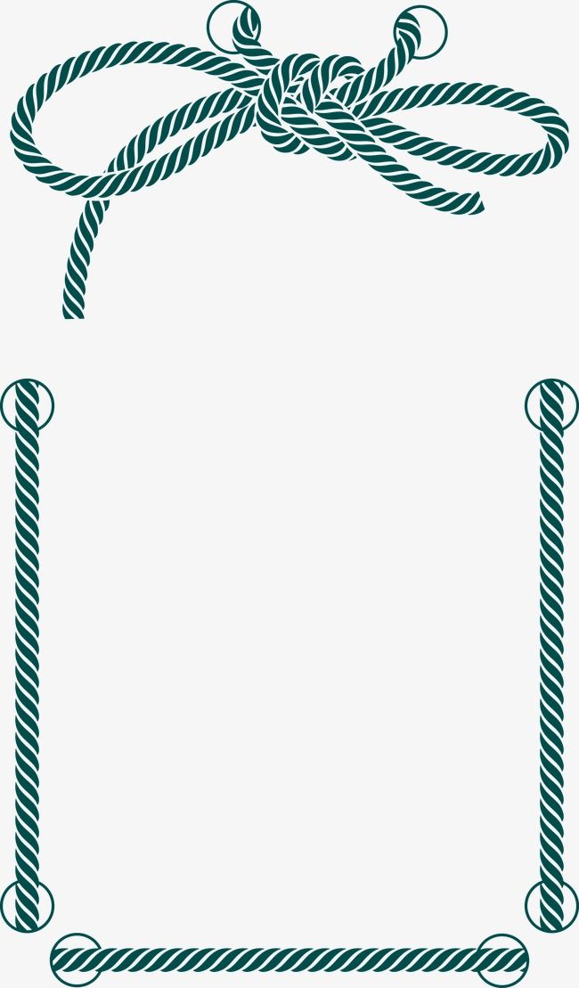 650x1109 Rope,frame,decoration,decorative Vector,rope Vector,border Vector