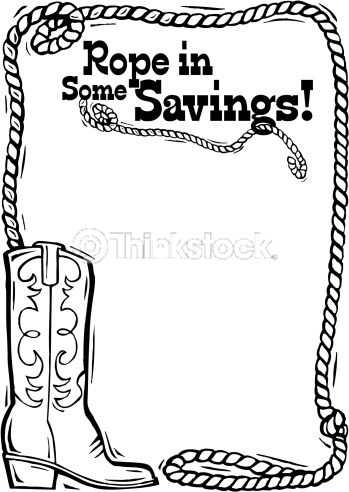 349x492 Lasso Rope Clip Art Corner Border Heading Rope In Some Savings