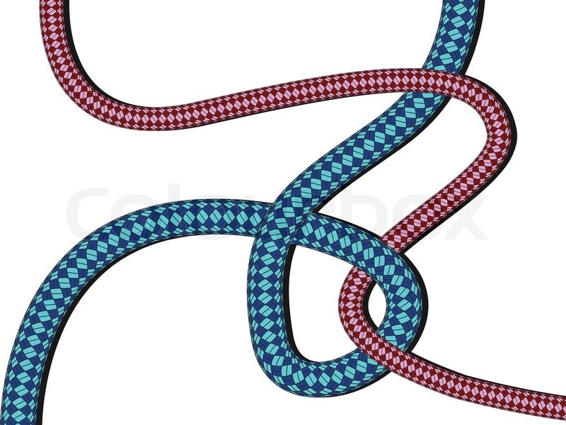 800x600 Climbing Ropes Against White Background, Abstract Vector Art