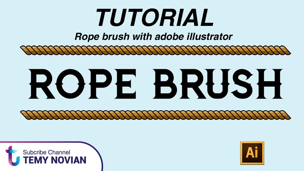 1280x720 Tutorial Rope Brush With Adobe Illustrator
