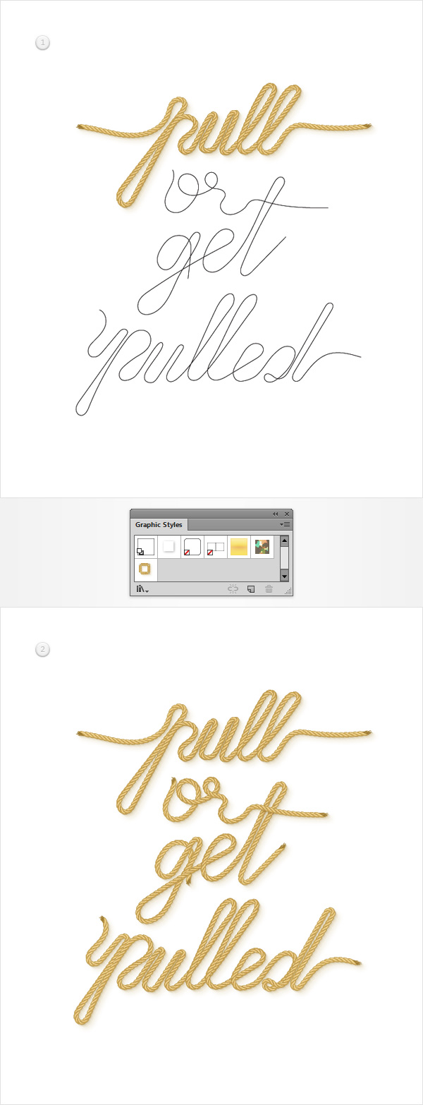 600x1566 Use A Pattern Brush To Create A Rope Text Effect In Illustrator