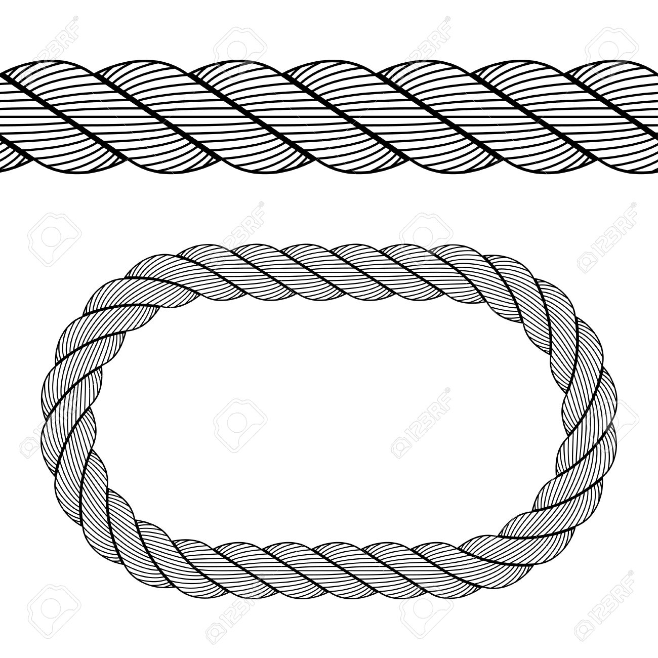 1300x1300 Rope Clipart Drawn 3864472