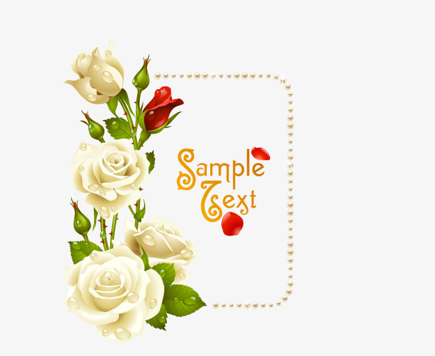 625x511 Rose Border, Rose Vector, Border Vector Png And Vector For Free