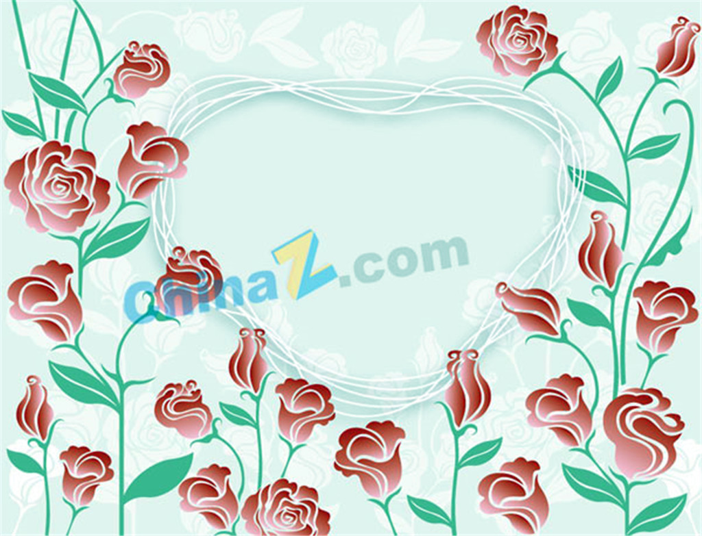 1024x783 Fine Rose Border Vector Free Download Ai Files