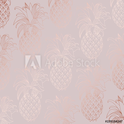 500x500 Rose Gold. Vector Decorative Pattern For Design And Decoration