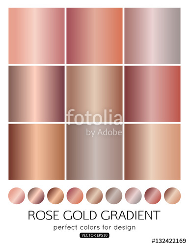 385x500 Set Of Rose Gold Gradients For Fashion Background, Wallpaper