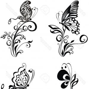 300x300 Embroidery Seamless Pattern With Beautiful Rose Flowers Vector