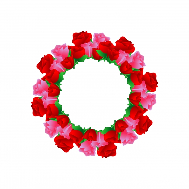 640x640 Rose Flower Vector Ornament. Vector Decoration Ready For Use