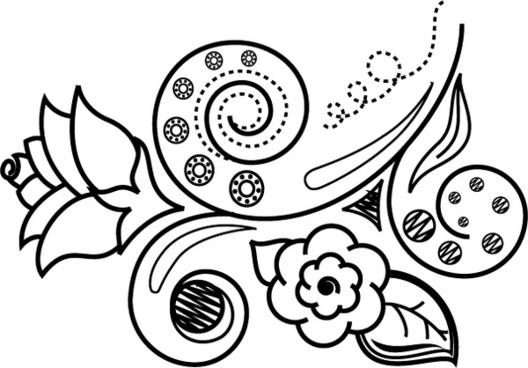 528x368 Rose Flower Ornament Free Vector Download (19,326 Free Vector) For