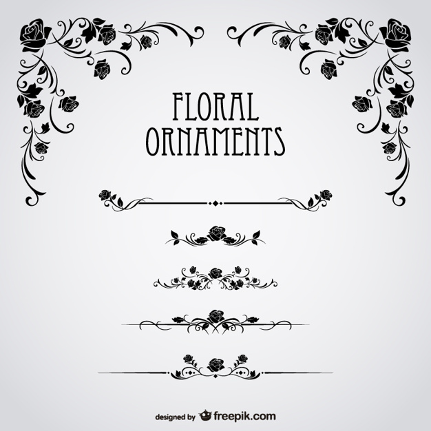 626x626 Black Roses Floral Vector Free Download