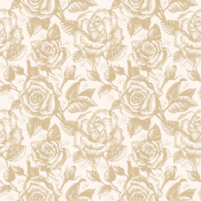 660x660 Rose Pattern Vector