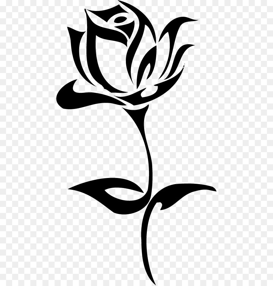 900x940 Rose Tattoo Drawing Clip Art