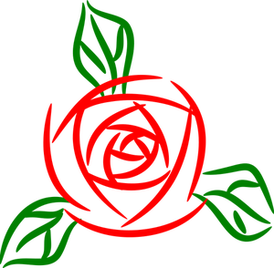 300x294 2342 Rose Flower Clip Art Free Public Domain Vectors