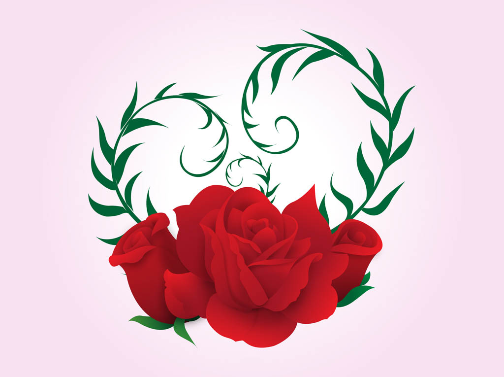 1024x765 Rose Love Vector Vector Art Amp Graphics