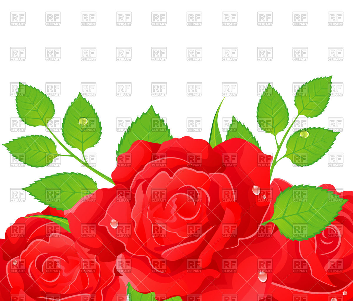 1200x1024 Background With Red Roses Vector Image Vector Artwork Of Plants