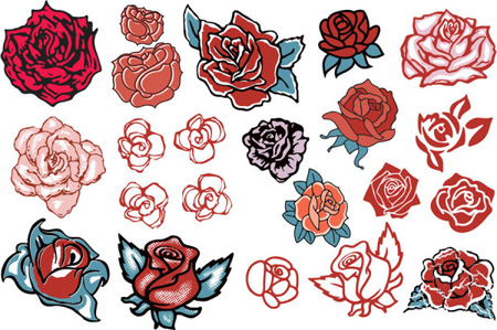450x299 Romantic Rose Vector Free Download Eps Files