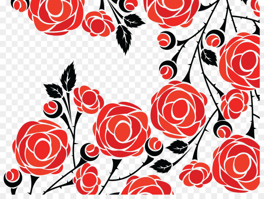 900x680 Rose Flower Drawing Pattern