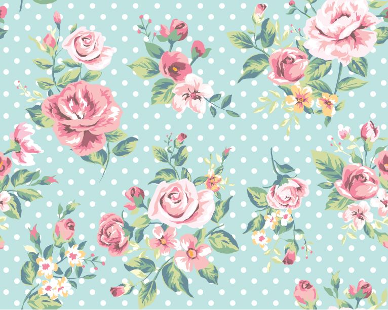 766x613 Rose Pattern Background Free Vector Graphic Download