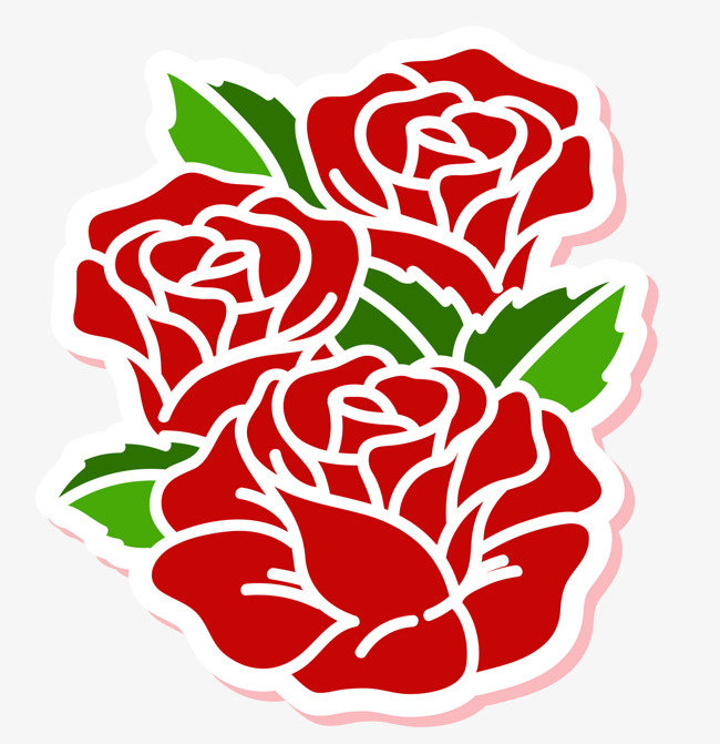 650x671 Rose Vector
