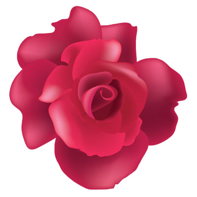 400x400 Vector Rose By Melemel