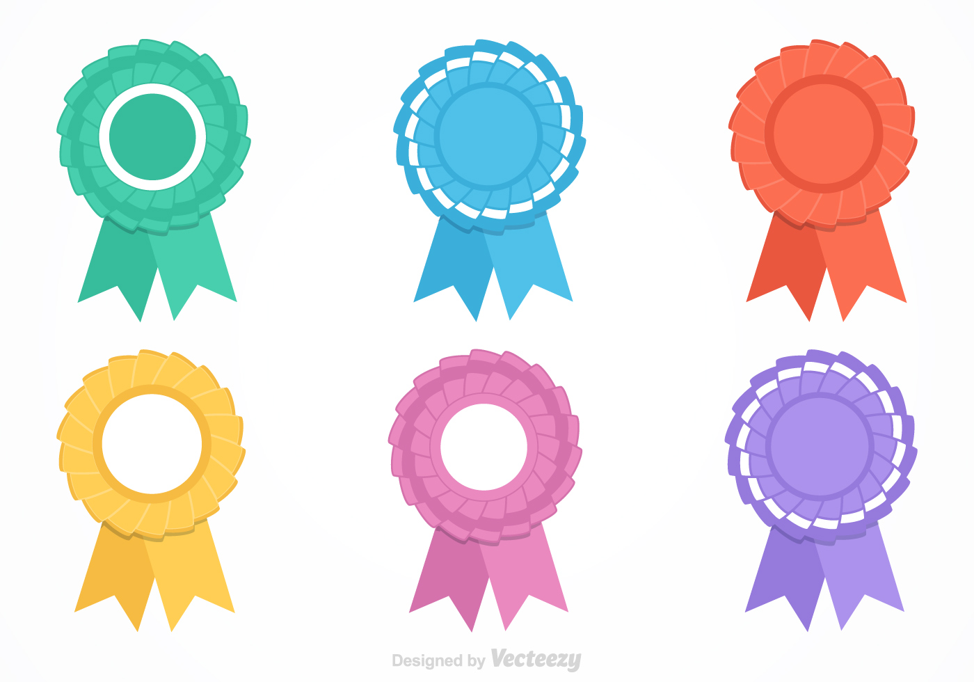 1400x980 Free Vector Cockade Set