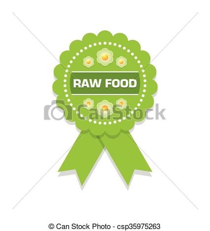 427x470 Green Raw Food Rosette On White Background Clip Art Vector