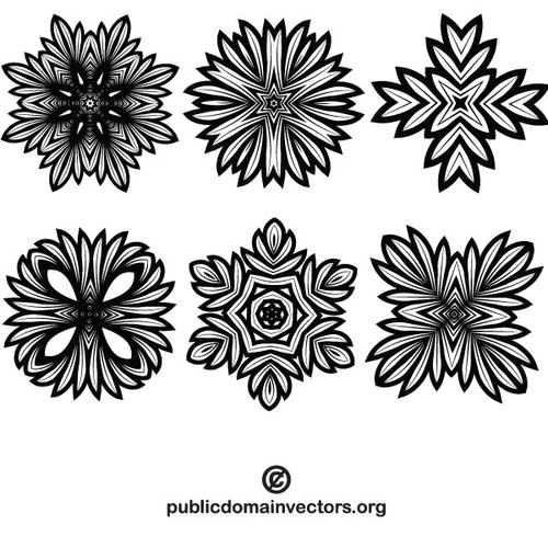 500x500 Rosette Vector Art Public Domain Vectors