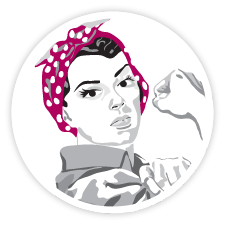 225x225 Rosie The Riveter Typeset