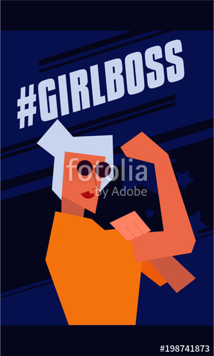 300x500 Girl Boss Modern Abstract We Can Do It Rosie The Riveter Women