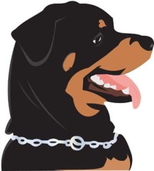 225x249 Rottweiler 6 Free Vector 4vector
