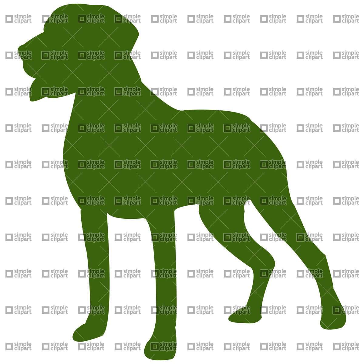 1200x1200 Silhouette Of Dog