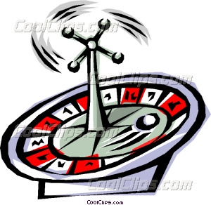 300x292 Roulette Wheel Vector Clip Art