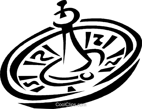 480x367 Roulette Wheel Royalty Free Vector Clip Art Illustration Vc022852