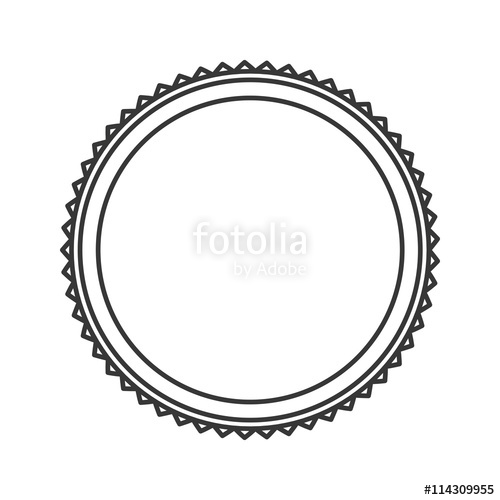 500x500 Round Badge Icon Stock Image And Royalty Free Vector Files On