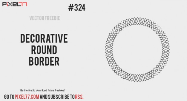 626x339 Decorative Round Border Vector Free Download