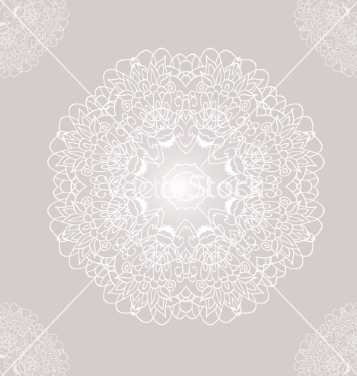 357x376 Free Ornamental Round Lace With Damask And Arabesque Vector Free