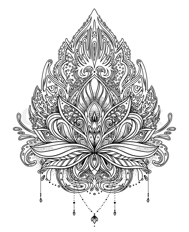 652x800 Mandala. Beautiful Vintage Round Pattern. Vector Illustration