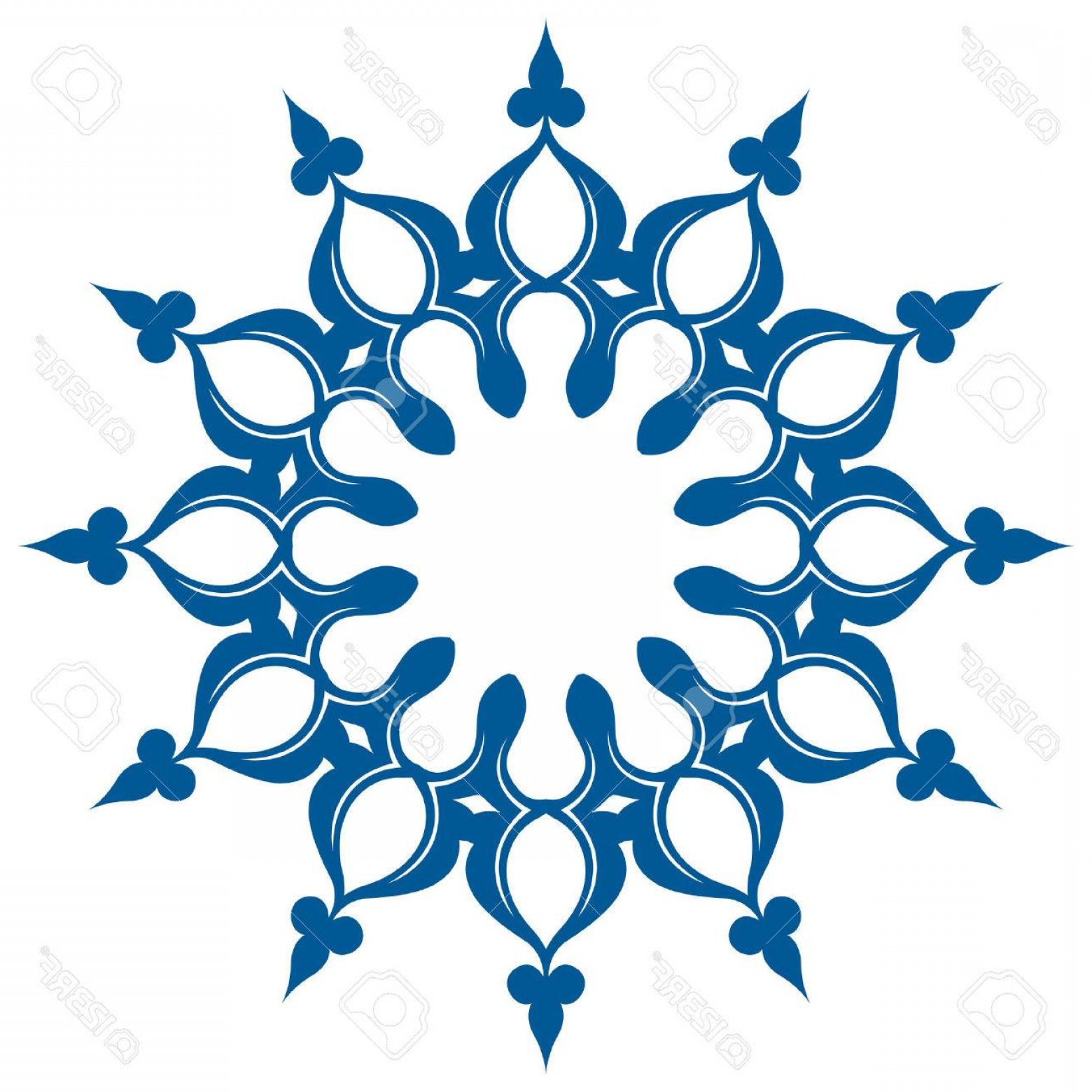 1560x1560 Photostock Vector Ornamental Round Abstract Lace Pattern Circular