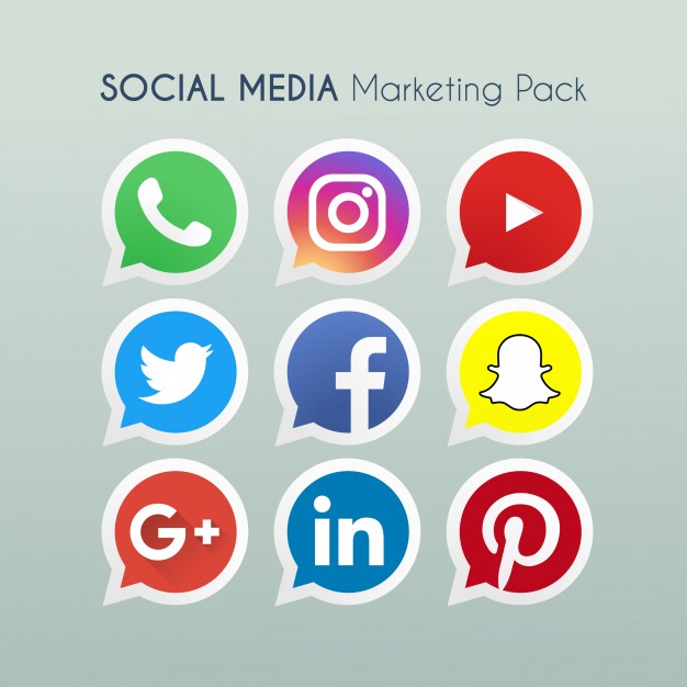 626x626 9 Round Social Networking Icons Vector Free Download