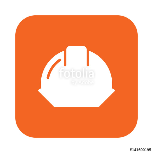500x500 Safety Helmet Flat Icon, Filled Vector Sign, Colorful Pictogram On