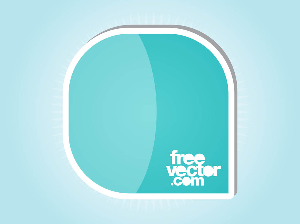 1024x765 Sticker Design With Rounded Corners Vector Art Amp Graphics